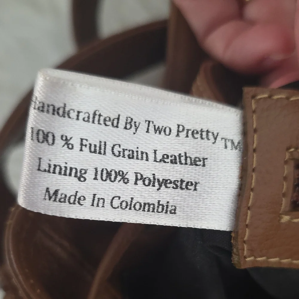 Two Pretty | Full Grain Leather Convertible Backpack - Picture 13 of 17